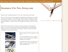 Tablet Screenshot of insurance4newjersey.com